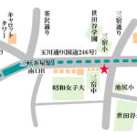三軒茶屋 銀杏の葉スタジオ マップ
